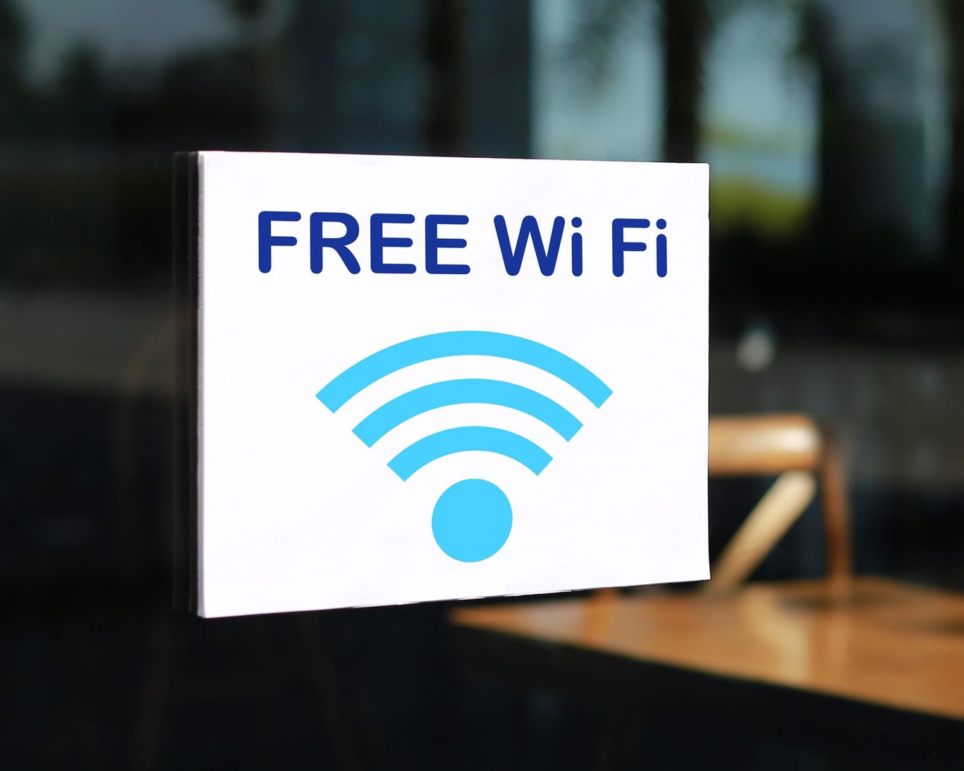 Free Wi-Fi sign at Budget Inn Lynchburg Bedford