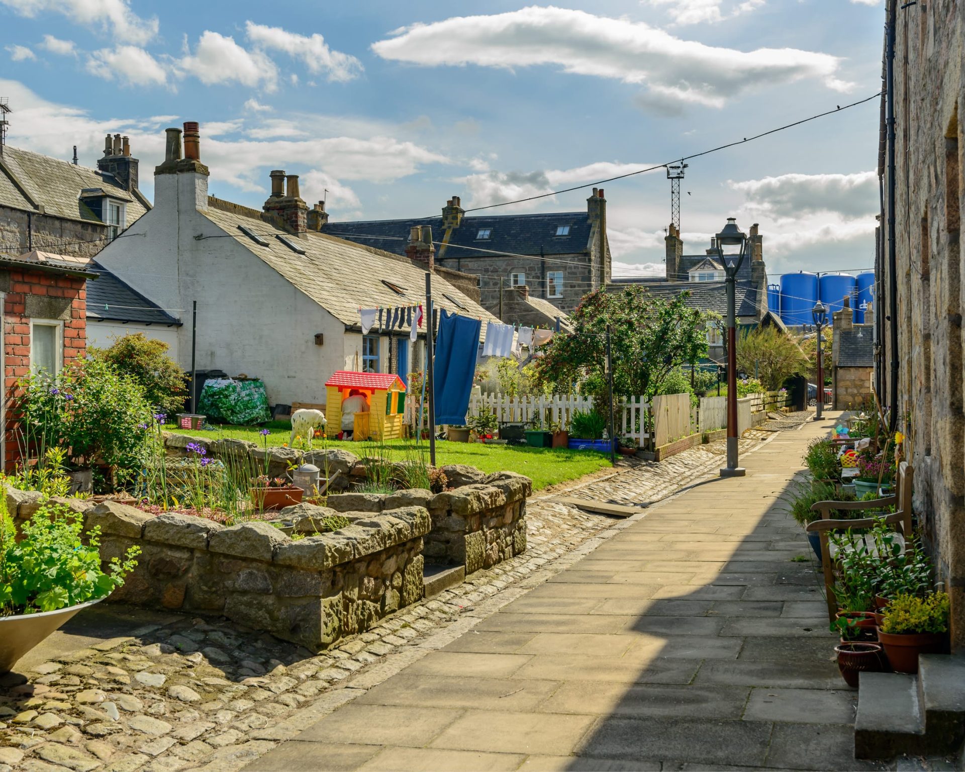 Quaint old fishing village.