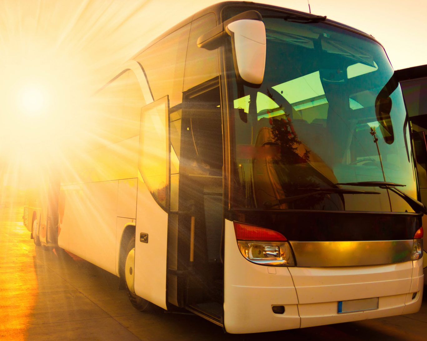 Charter bus parking at Keystone hotel with easy access for tour groups and motorcoach travelers.