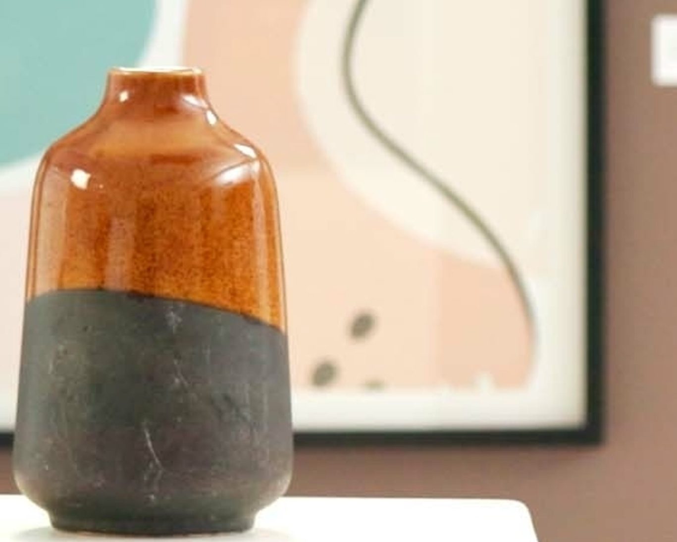 Modern ceramic art on display at the San Angelo Museum of Fine Arts, located near Pearl on the Concho Hotel.